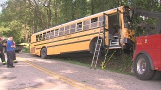 Crash involving Vigo County School bus on Greencastle Road no students on bus [upl. by Ahsrop]