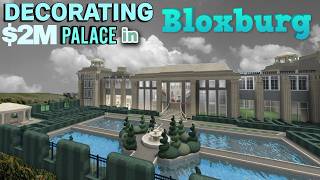 DECORATING MY 2M DREAM HOUSE IN BLOXBURG [upl. by Wilmar160]