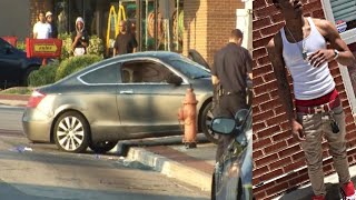 Baltimore Rapper Lor Scoota Murdered in Broad Daylight while Driving his Car [upl. by Chaudoin760]