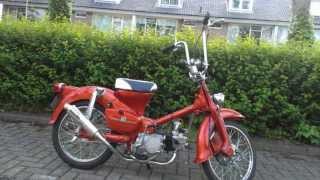 Custom build Honda c90 chopper [upl. by Gosney]