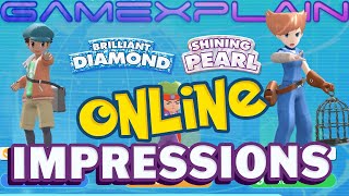 Testing the Online in Pokémon Brilliant Diamond amp Shining Pearl  First Impressions [upl. by Gavrilla]