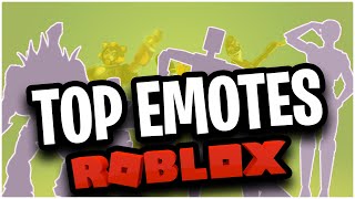 The 10 BEST Ranked Emotes in Roblox [upl. by Shaeffer]