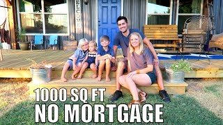 Debt Free Family of 5  build 1000 sq ft Home NO Mortgage  Latigo Life [upl. by Amory236]