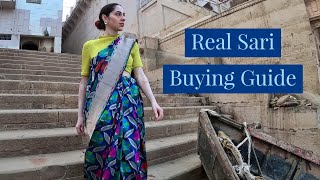 How to Buy a REAL Banarasi Saree in India Avoid Chinese Fakes [upl. by Paradies688]