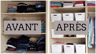 Je Réorganise mon Dressing  Armoire⎢Astuces et Organisation [upl. by Violeta]