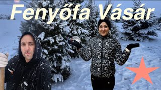 FENYŐFA VÁSÁRLÁS❄️🌲VLOG❄️🌲❄️🌲❄️🌲🌟🌟🌟 [upl. by Ailam303]