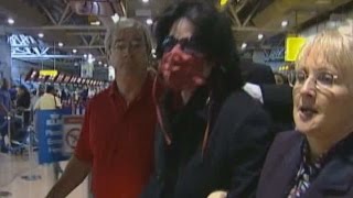 Michael Jackson arrives at Heathrow airport june 14 2002 [upl. by Teriann]