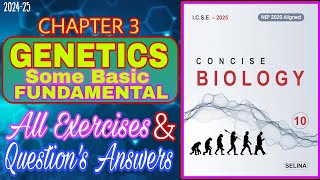 Genetics Some basic Fundamental  ICSE Class 10 Biology  Chapter 3 Answers  202425 [upl. by Vizzone]