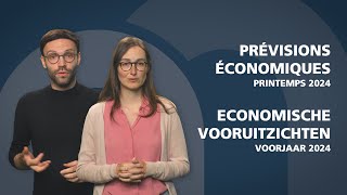 Prévision économiques printemps 2024  Economische vooruitzichten voorjaar 2024 [upl. by Aleahc]