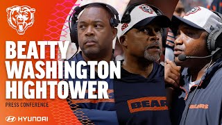 Beatty Washington Hightower preview matchup vs 49ers  Chicago Bears [upl. by Wooster]