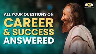 Ask Gurudev Anything On quotCareer and Successquot  Live With Gurudev Sri Sri Ravi Shankar [upl. by Rehpotsrik600]