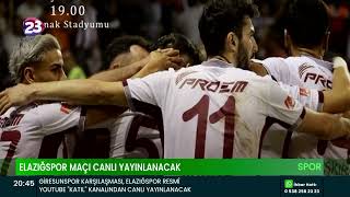 GİRESUNSPOR KARŞILAŞMASI ELAZIĞSPOR RESMÎ YOUTUBE quotKATILquot KANALINDAN CANLI YAYINLANACAK [upl. by Eiramanna]