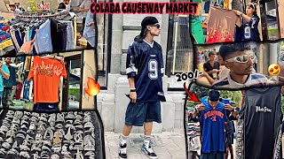 COLABA CAUSEWAY MARKET🔥 Mumbai Street Shopping  Everything under 99 😍 Ricky Karkera [upl. by Pitt]