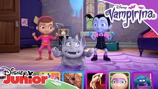 💃 SpineChiller DanceAlong  Vampirina  Disney Kids [upl. by Arakaj24]