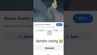 baby dumbo crying [upl. by Ithnan]