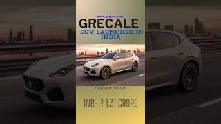 Maserati Grecale SUV launched in India [upl. by Latsyrc362]