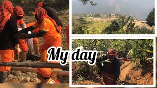 Labour vlog Meet our Dubai workers Bhutan vlog 72 [upl. by Gothar]