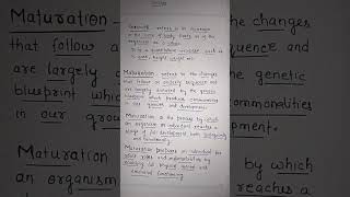 Growth Development and Maturation Class 11 PSYCHOLOGY Ch4 Human Development [upl. by Glory]