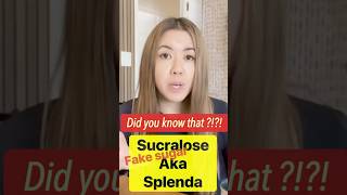 Did you know that  Fake sugar ⚠️ aka Splenda aka Sucralose sucralose preventativehealth [upl. by Jo-Anne]