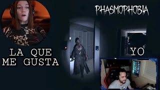 La que Me GUSTA cuando se ASUSTA YO cuando me ASUSTO  PHASMOPHOBIA [upl. by Kellby516]