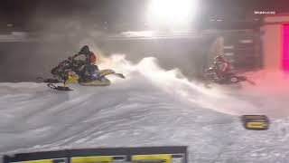 Snocross Round 3 Pro Highlights  Shakopee MN Race 2 of 3 [upl. by Pike]