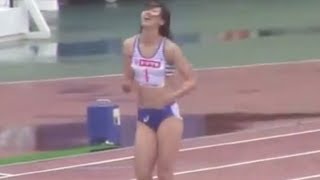 2014日本陸上競技選手権 女子200m 予選1組 福島千里選手復帰戦 [upl. by Dranoc]