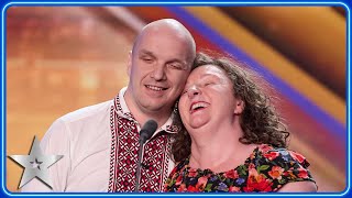 Blind couple Denise amp Stefan give BREATHTAKING Sound of Music performance  Auditions  BGT 2024 [upl. by Holloway]