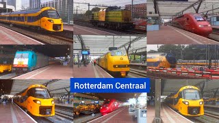 Treinen op Station Rotterdam Centraal [upl. by Hilly]