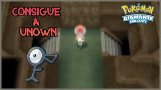 Como Conseguir A UNOWN En Pokemon Diamante Brillante Y Perla Reluciente [upl. by Nomal]