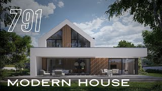 MODERN HOUSE NewHouse 791  projekt domu w stylu nowoczesnej stodoły [upl. by Ho]