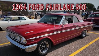 1964 Ford Fairlane 500 at Fleet Farm Car Show and Food Truck Festival 2024 [upl. by Atinrahs]