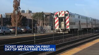 Ventra app melts down on first day of Metra fare changes [upl. by Atiuqan859]