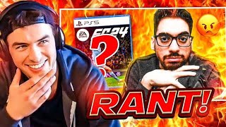 Reacting to “EA FC 24 GAMEPLAY RANT AFTER PATCH  WERE CHALKEDquot [upl. by Reade914]