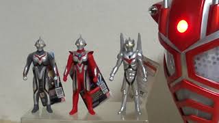 ターボライダー第１３９２話 ウルトラヒーローシリーズソフビ紹介 ウルトラマンネクサスアンファンス ジュネッス ウルトラマンノア [upl. by Akiemahs428]