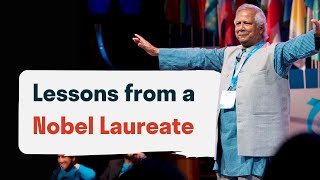 Professor Muhammad Yunus Addresses the One Young World 2012 Summit [upl. by Enelyahs]