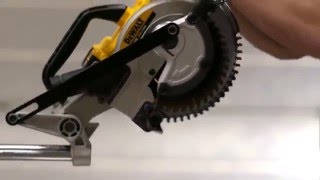 Tools in Action DeWalt 18V XR Liion Cordless 184mm 714quot Mitre Saw DCS365NXE [upl. by Cheryl275]