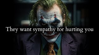 They had the nerve to expect sympathy after tearing you apart  Joker Speech [upl. by Staci]