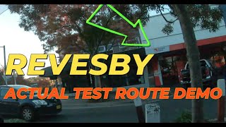 REVESBY😀 quotDRIVING TEST ROUTEquot DEMO  COPY TO PASS in 1ST GO [upl. by Anir398]