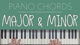 Piano Chords Major amp Minor [upl. by Bushey50]