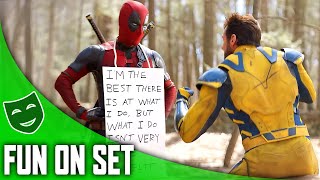 DEADPOOL amp WOLVERINE  Fun Moments with Ryan Reynolds and Hugh Jackman [upl. by Whitehouse]