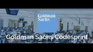 Goldman Sachs Interview Problem1 [upl. by Kerek]