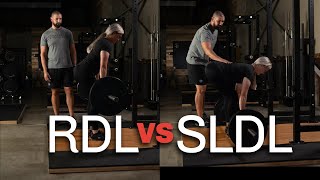 How To Romanian Deadlift vs Straight Leg Deadlift [upl. by Mancino147]