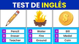 Test de 100 PALABRAS BÁSICAS en INGLÉS ⚽🚗🤔  Quiz de Inglés 🤓  100 Palabras ✅ [upl. by Cathleen]