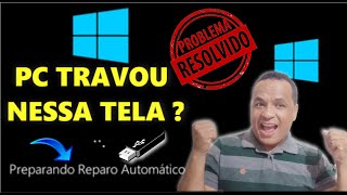 PREPARANDO REPARO AUTOMÁTICO  SAIBA COMO CORRIGIR COM UM PENDRIVE [upl. by Oriel246]