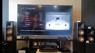 onkyo TX NR696 unboxing ang basic set up demo [upl. by Latrice]