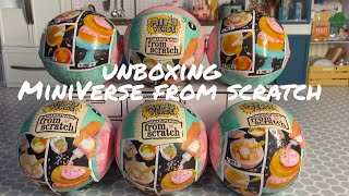 Unboxing NEW MiniVerse From Scratch series 💕 [upl. by Moretta548]