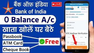 bank of india online account opening  how to open bank of india account online  bank of india [upl. by Mazonson772]