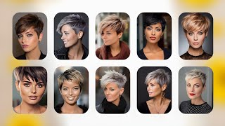 70 Elegant short Hairstyle for women  pixie haircut 😍🤩 [upl. by Nellek]