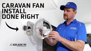 Sirocco Caravan Fan Install  Performance Auto Electrical [upl. by Brandenburg]