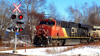 CN 507 to Moncton NB February 25 2024 [upl. by Ocramed]